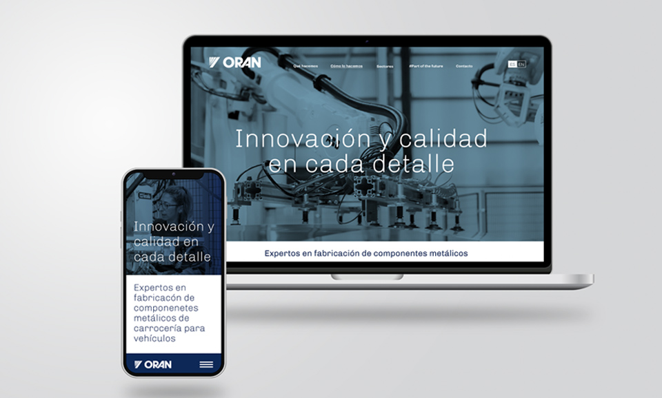 web corporativa de ORAN